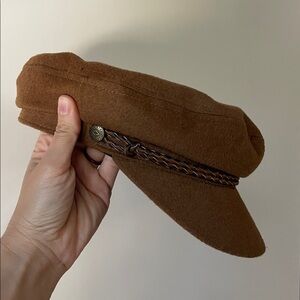 Brixton Brown Wool Cap